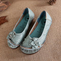 Women's High-Quality Leather Oxford Casual Flats