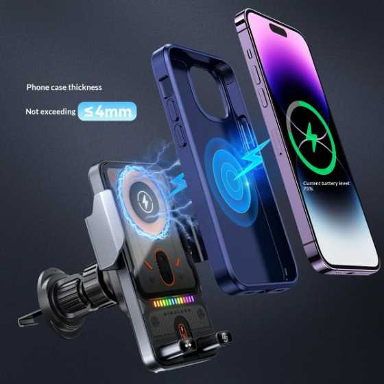 Wireless Charging Car Phone Mount