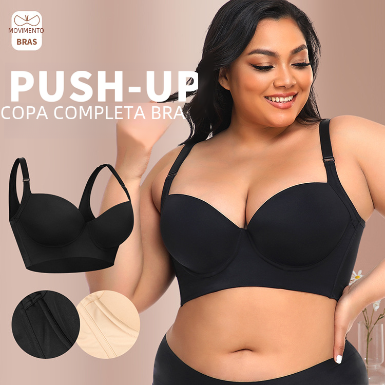 Seamless Sports Bra with Shaping Back Design (Plus Size)