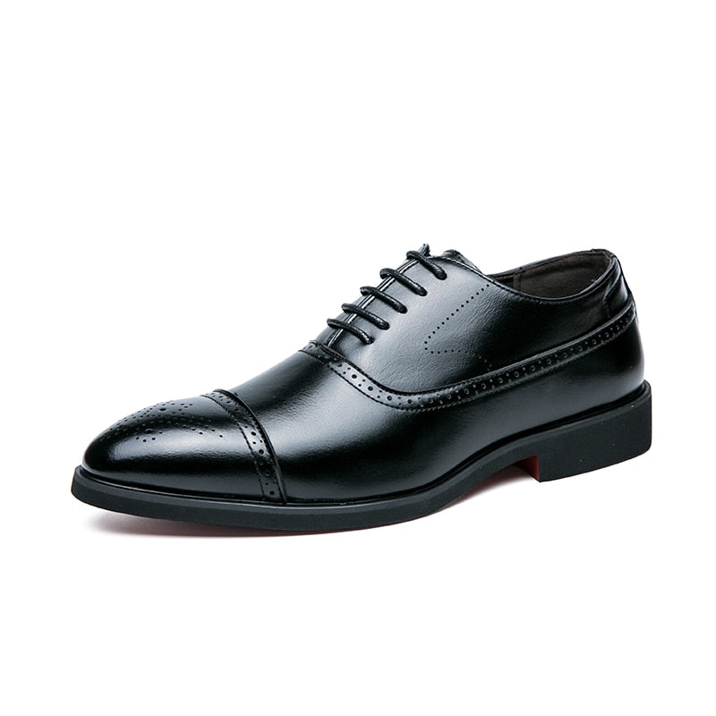 Men's Red Sole Oxfords - Fashionable Casual & Retro