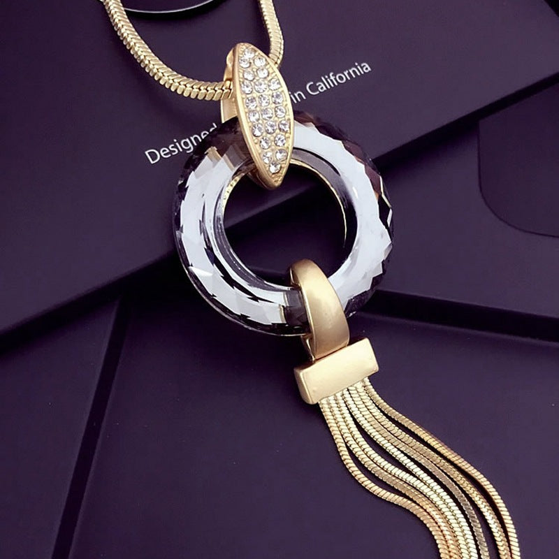 Long Necklace, Sweater Necklace, Accessory Necklace