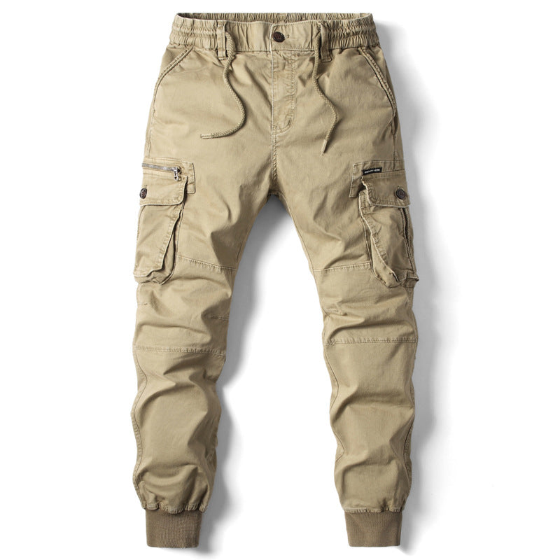 Men's Solid Color Casual Cargo Pants in Multiple Colors