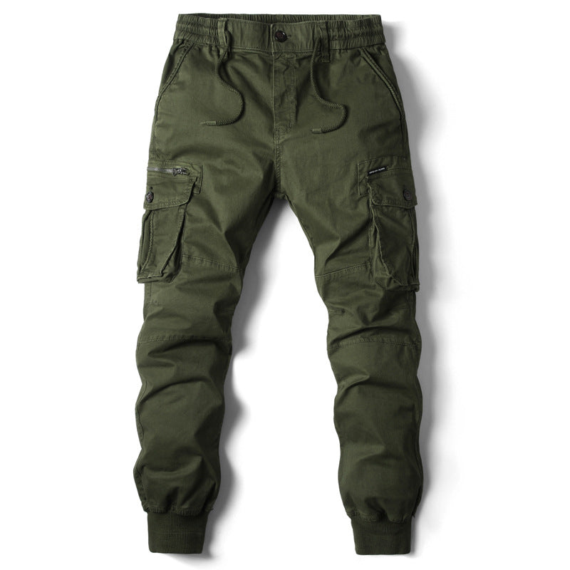 Men's Solid Color Casual Cargo Pants in Multiple Colors