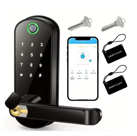 Fingerprint Indoor Wooden Door Lock