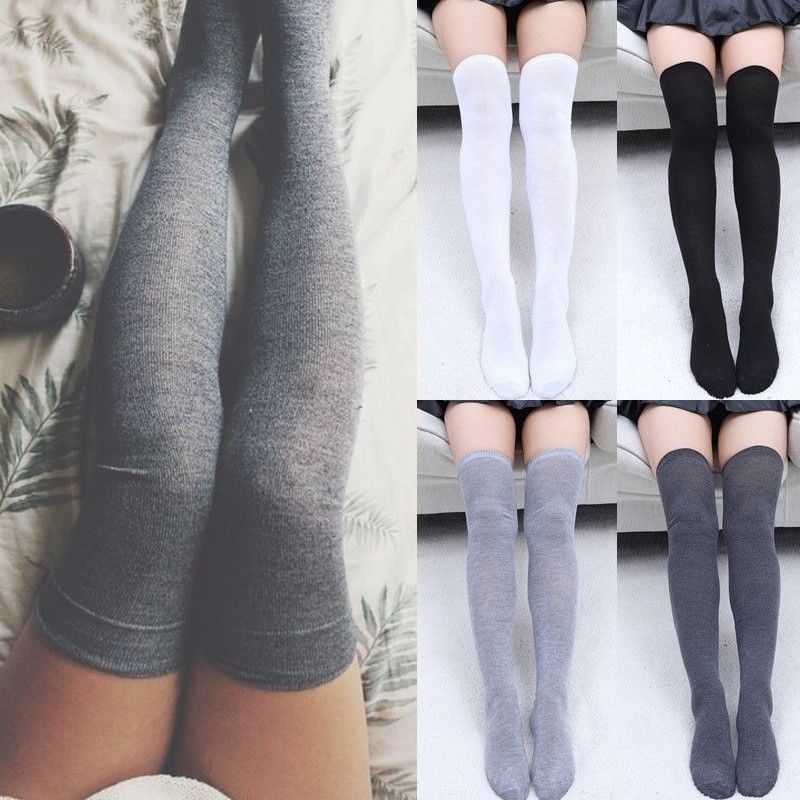 Thick High Tube Stockings for Spring and Autumn