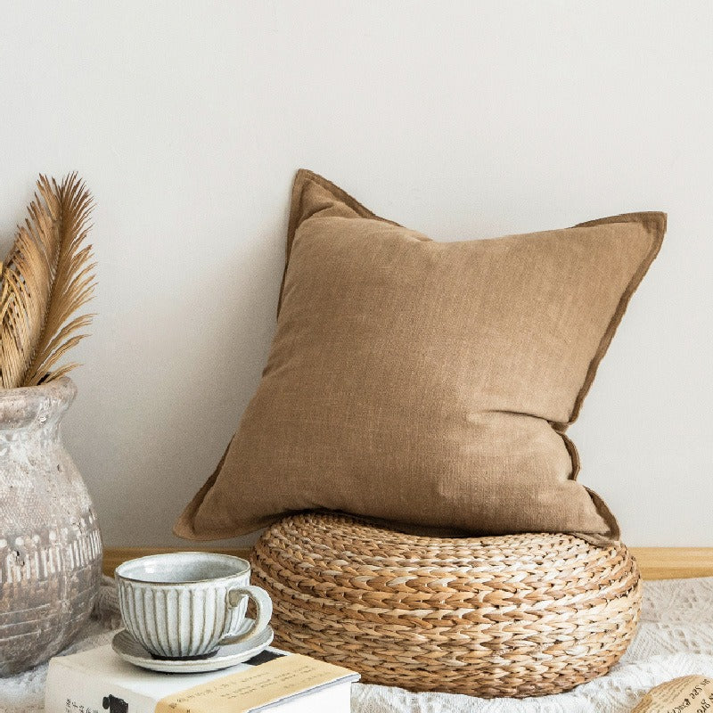 Plain Linen Cushion Pillow