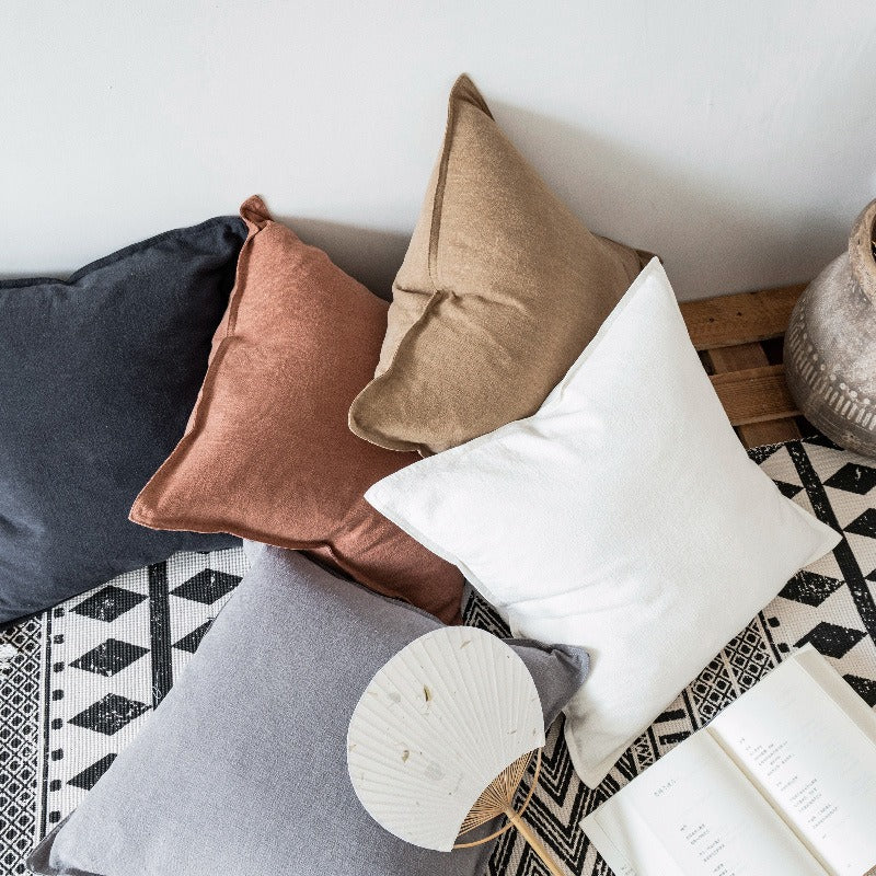 Plain Linen Cushion Pillow