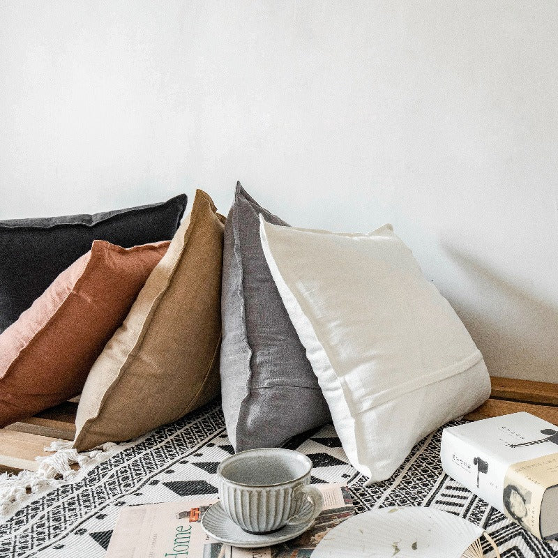 Plain Linen Cushion Pillow