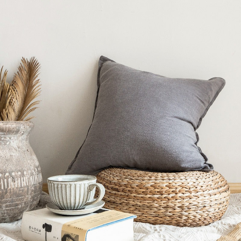 Plain Linen Cushion Pillow