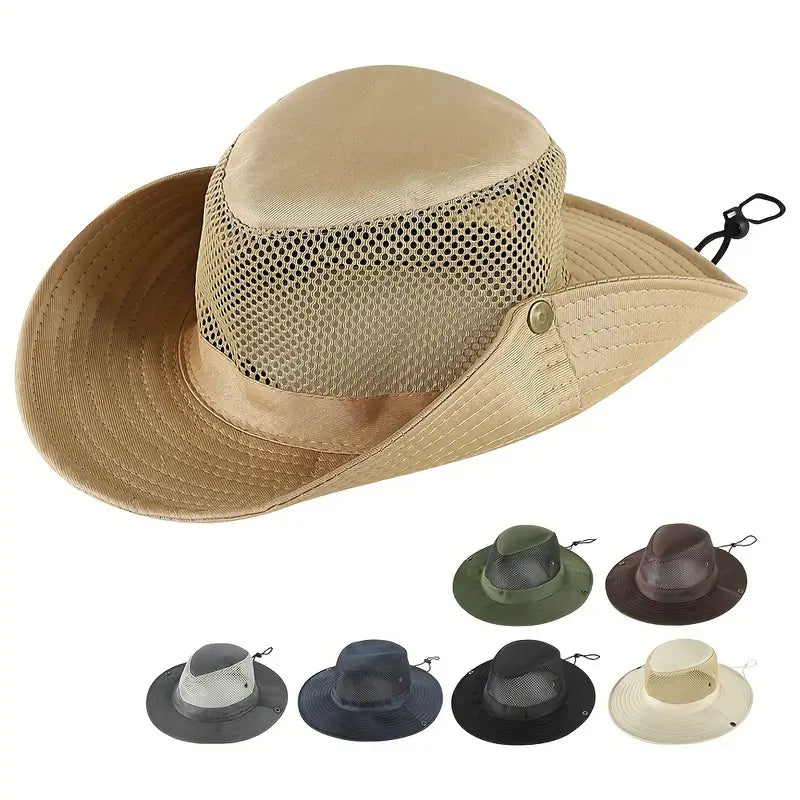 Big Brim Breathable Sun Hat for Camping and Fishing