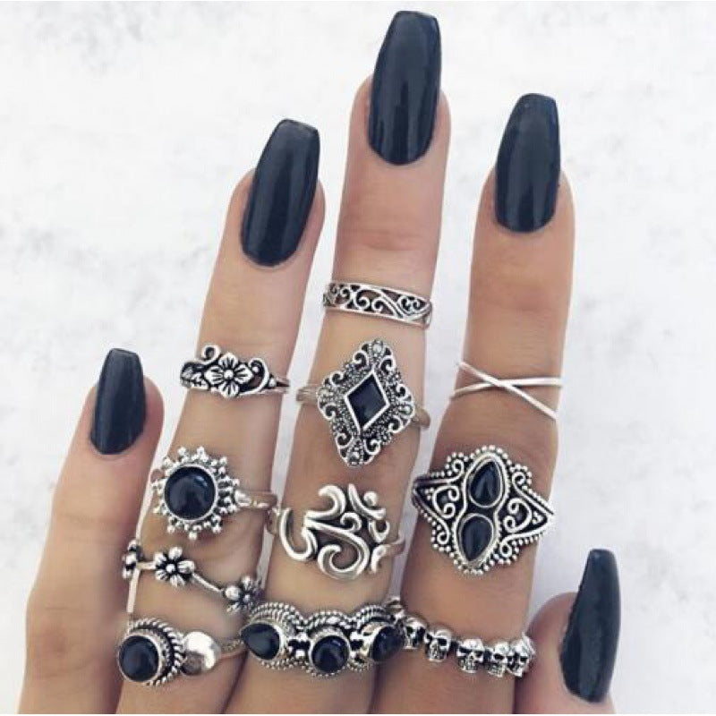 Retro Floral Women's Fashion Ring