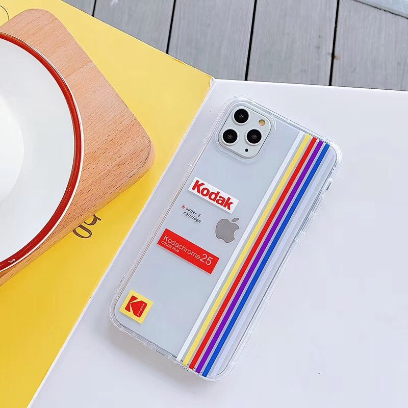Transparent Phone Case with Ticket Design