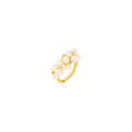 Baroque Freshwater Pearl Ring - Elegant Multi-Pearl Design