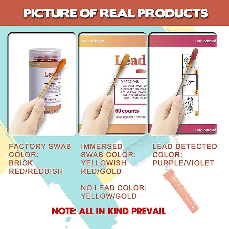 30/60 Count Lead Test Kit for Accurate Results in 30s