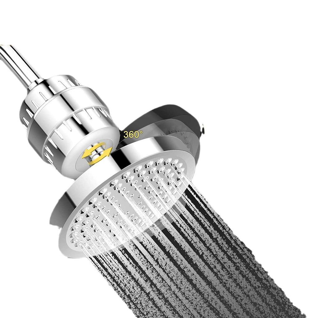 15-Level 6-Inch Supercharged Shower Set