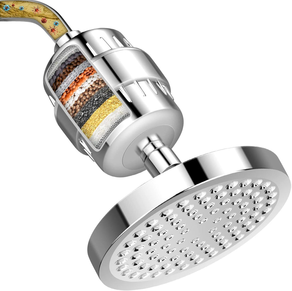 15-Level 6-Inch Supercharged Shower Set