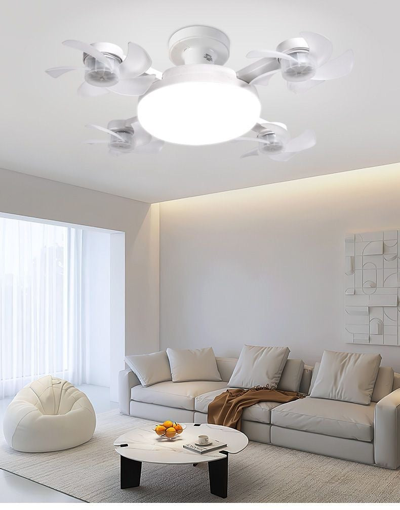 E27 Screw Living Room Strong Wind Fan Lamp