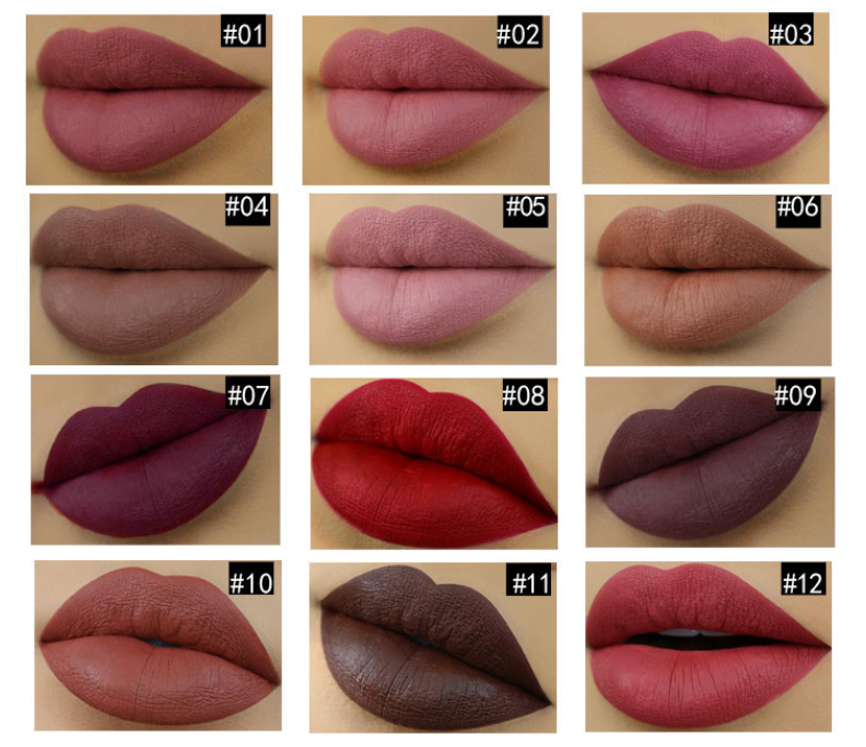 12-Piece Lipstick Gift Box Set