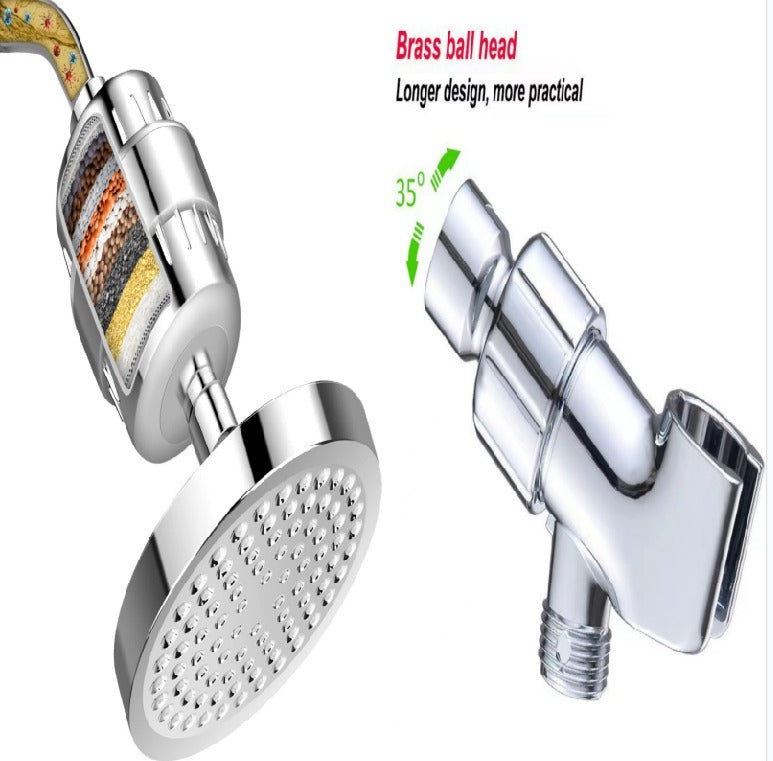 15-Level 6-Inch Supercharged Shower Set