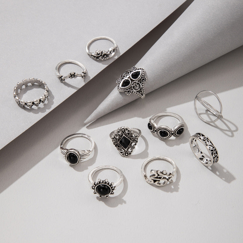 Retro Floral Women's Fashion Ring