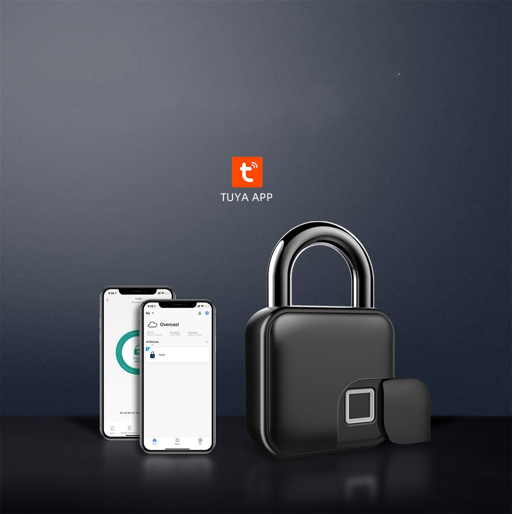 Smart Fingerprint Padlock Cabinet Lock
