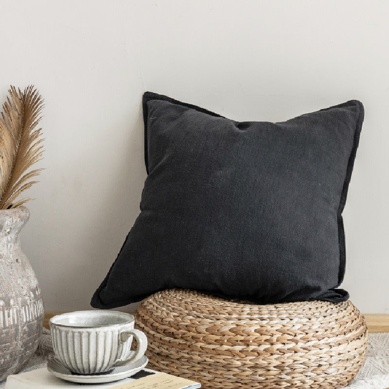Plain Linen Cushion Pillow
