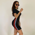 Long Sleeve Dress, V-Neck Dress, Bodycon Skirt, Korean Style Dress