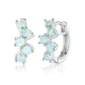 S925 Silver Dreamy Bubble Earrings with Colorful Opal
