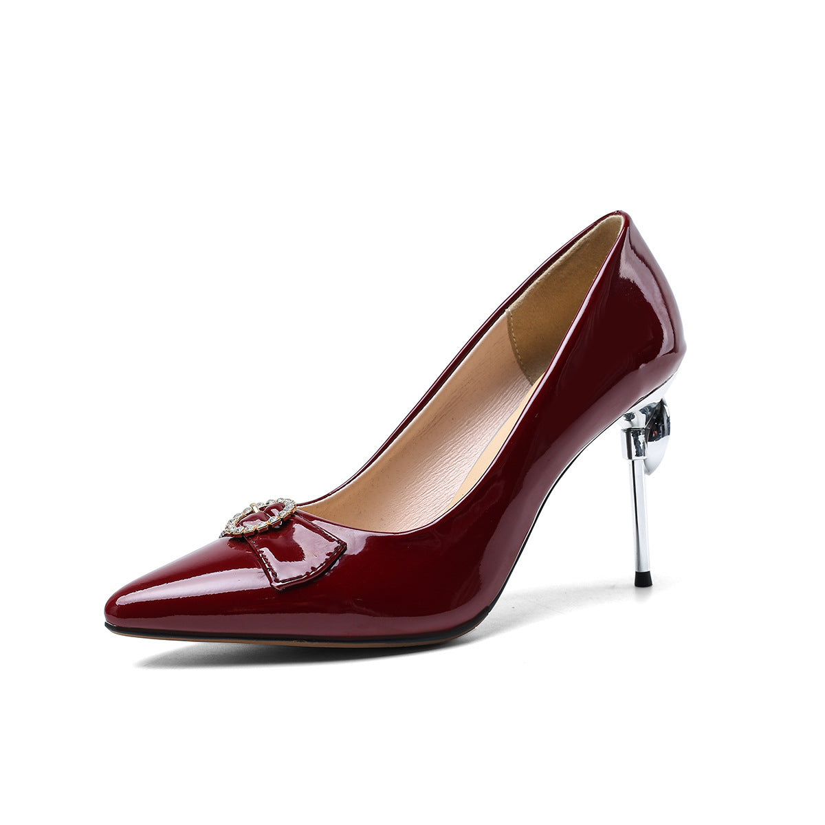 Stylish Pointed Toe High Heels in Sizes 34-50