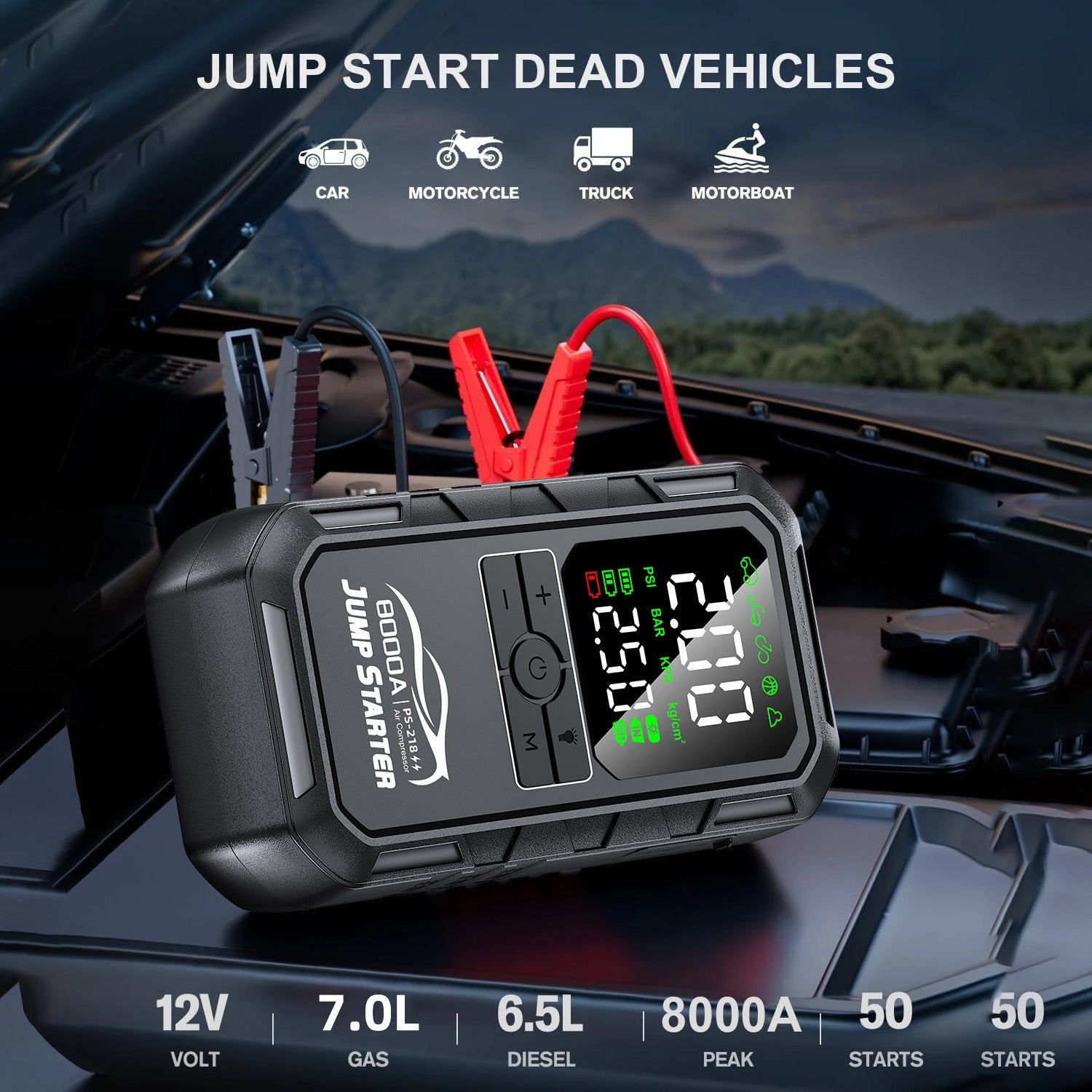Battery Emergency Lighting for Cars