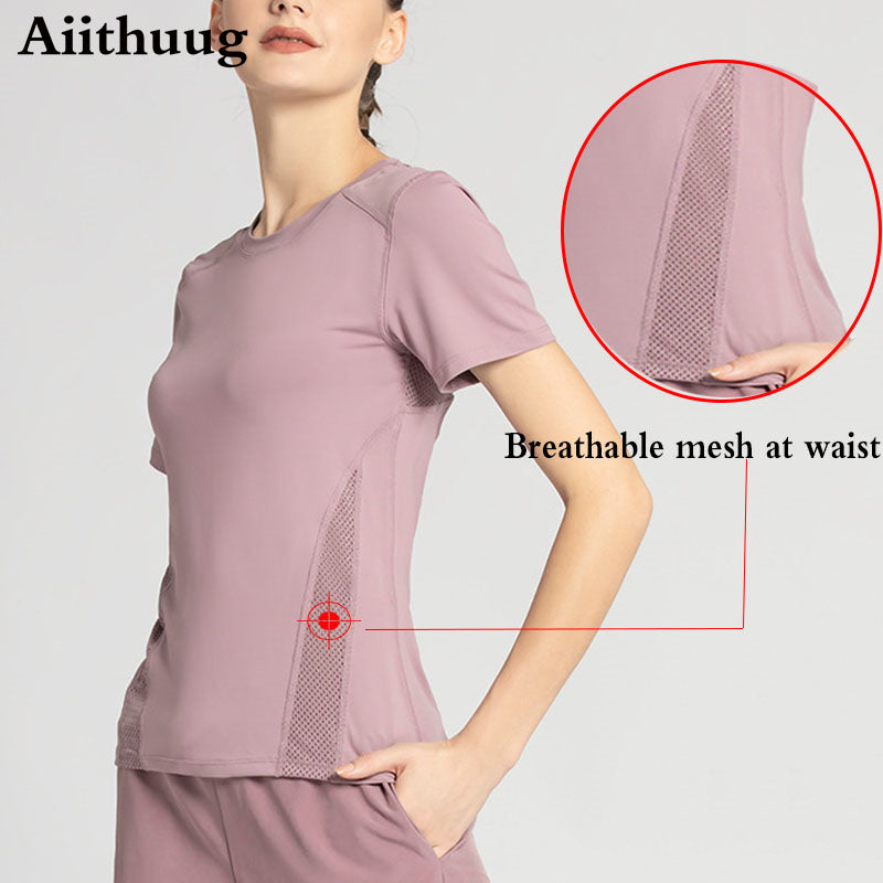Quick-Drying Non-Marking Nude Mesh Clothing