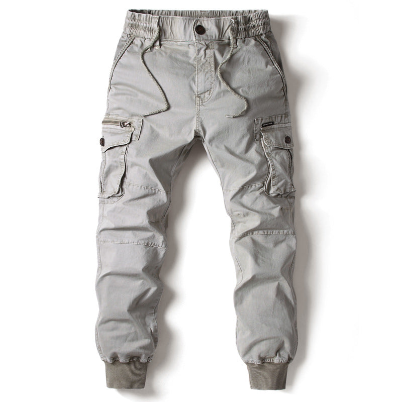 Men's Solid Color Casual Cargo Pants in Multiple Colors