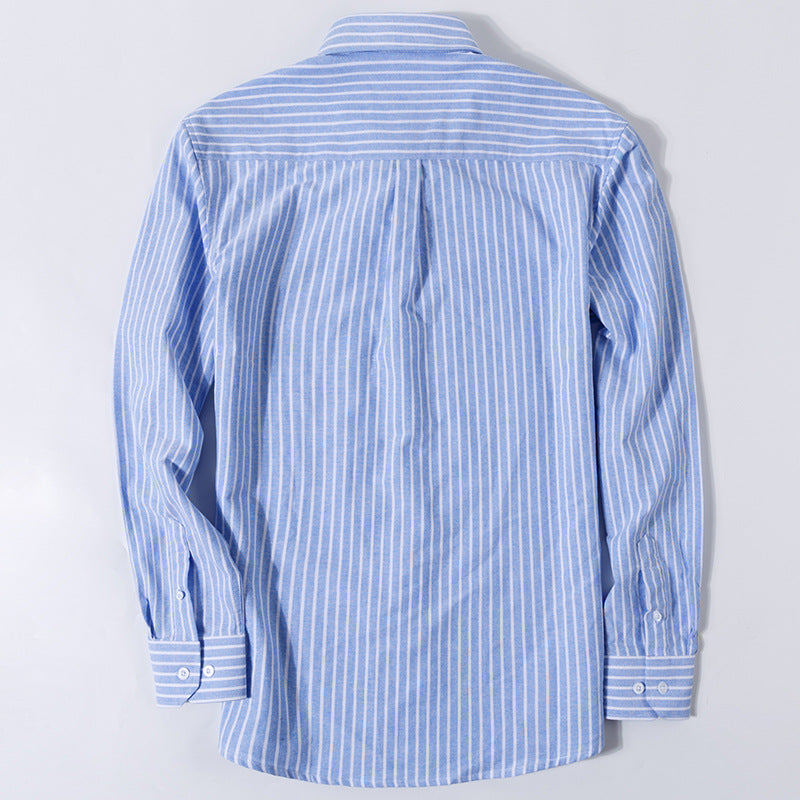Men's Long Sleeve Oxford Shirt in Plus Sizes 38-46