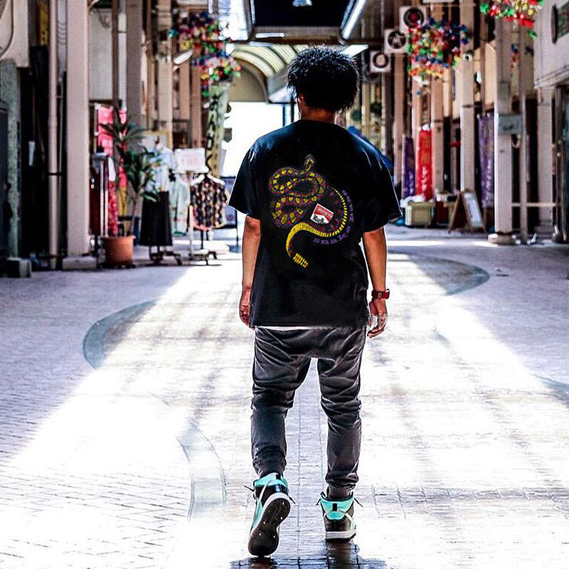 Men's Summer Round Neck Cotton T-Shirt (Short Sleeve)