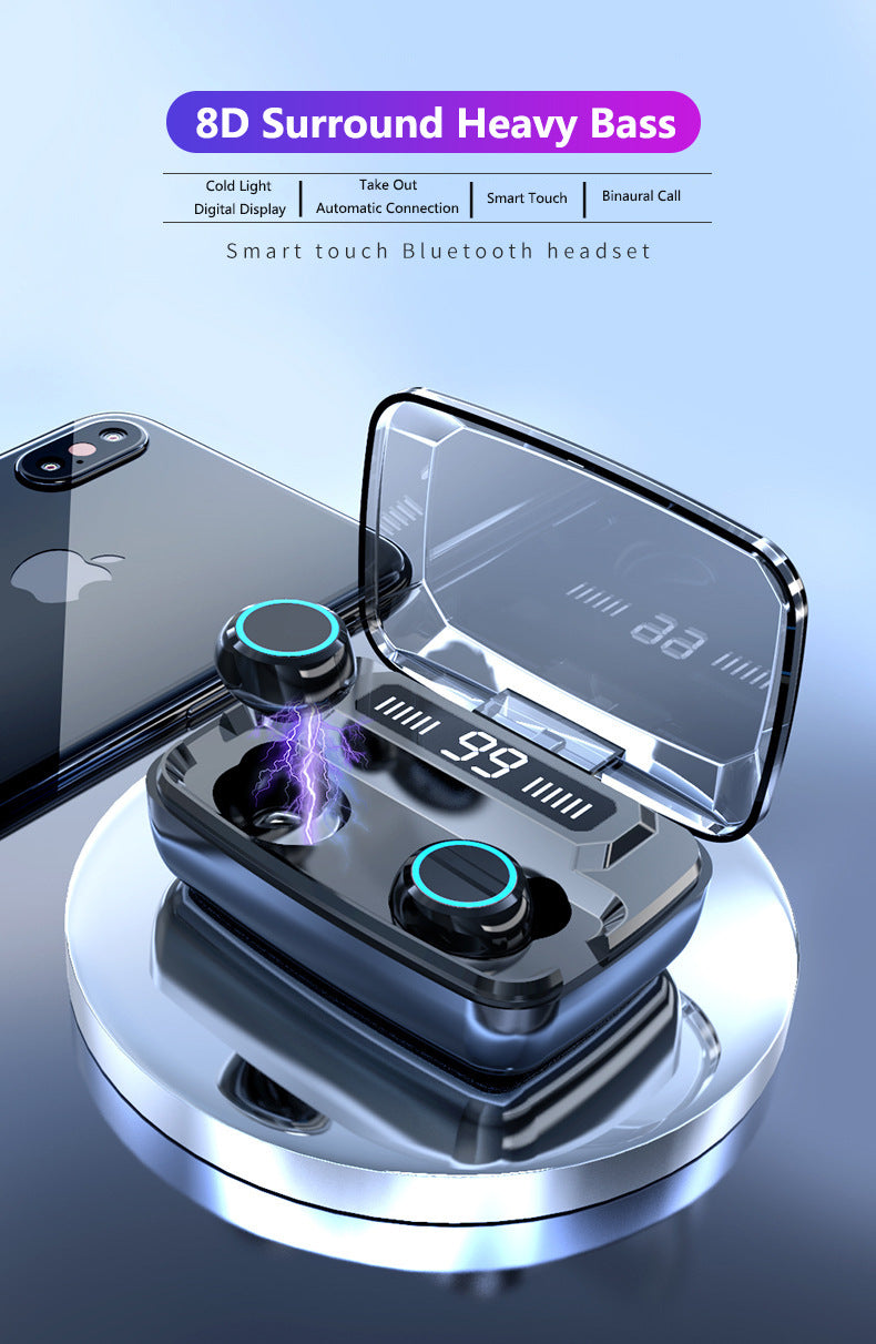 M11 TWS Bluetooth Earbuds with LED Display and Touch