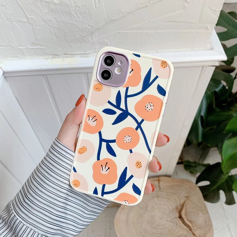 Yellow Flower Anti-Drop Phone Case - All-Inclusive Design